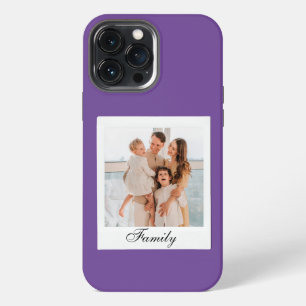 13 Pro Max Funda para iPhone morada vintage moderna personali