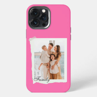 13 Pro Max Funda para iPhone rosa vintage moderna personaliza