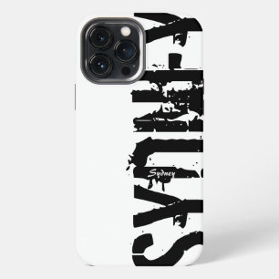 13 Pro Max Funda para iPhone Sydney - Estilo Urbano - Blanco 