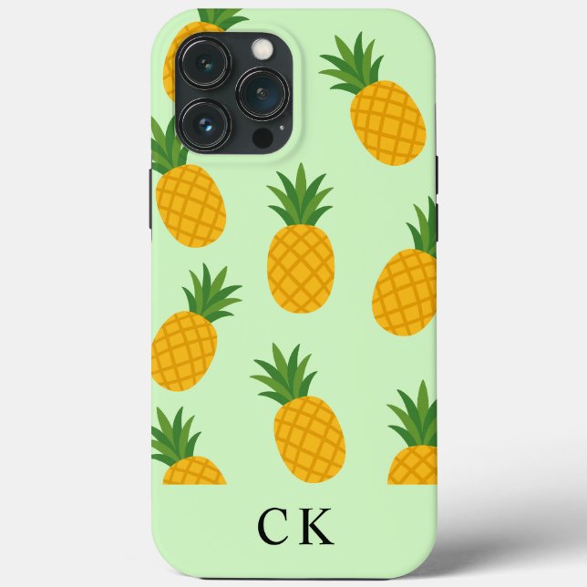 13 Pro Max Funda personalizada de piña Case-Mate para iPhone (Reverso )