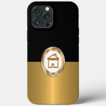 Tema de bienes raíces elegante Funda para iPhone C