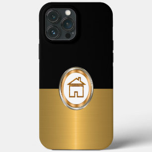 13 Pro Max Tema de bienes raíces elegante Funda para iPhone C