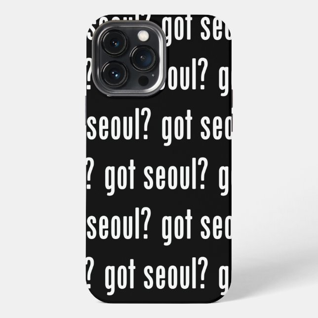 13 Pro Max ¿tienes Seúl? Case-Mate funda para iPhone (Reverso )