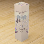 14.º Boda Aniversario de Marfil Caja de Regalo de<br><div class="desc">¿Buscando la bodega adecuada para el décimo cuarto aniversario del boda? Entonces mis elefantes y ópalos originales ilustrados podrían ser sólo la cosa. Si hay un símbolo que te gustaría que ilustrara el personalizado para ese regalo especial,  estoy disponible para hacer exactamente eso. ¡Sólo envíame un mensaje y regresaré!</div>