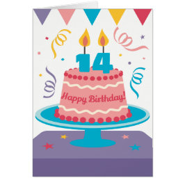 14.º Pastel de Cumpleaños