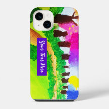 Árboles de Colores Dulces - Funda para iPhone