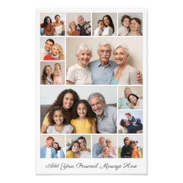 14 Collage de fotos Añadir Un Saludo Foto Ampliaci