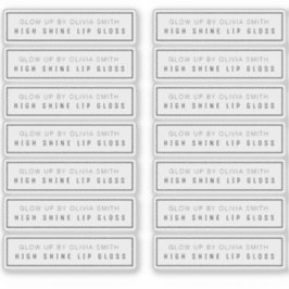 14 Etiquetas de Brillo de Labios Transparentes 2.9