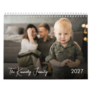 14 Fotos y leyendas personalizadas Calendario fami