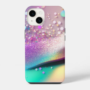 14 Funda dura para iPhone Mate con brillo holográfico