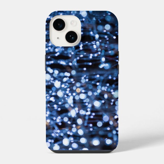 14 Funda para iPhone Abstract Of Blue Lights (Reverso )