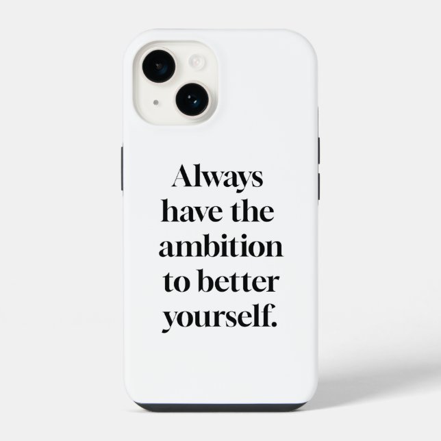 14 Funda para iPhone Ambición (Reverso )