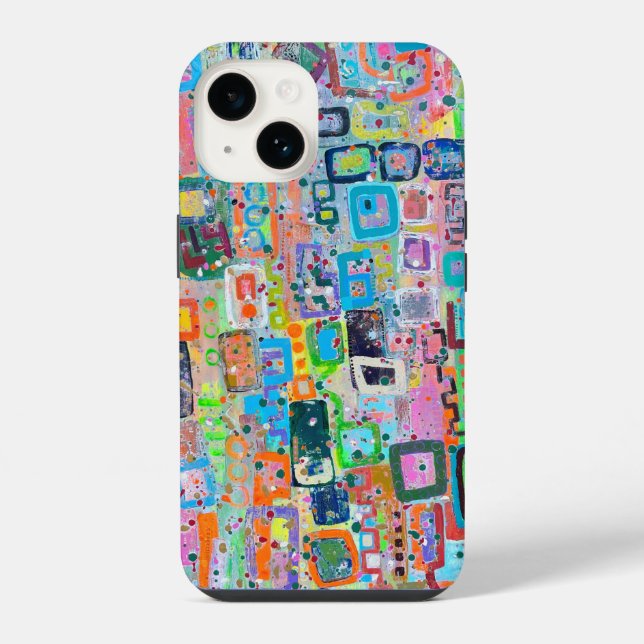 14 Funda para iPhone Block Party (Reverso )