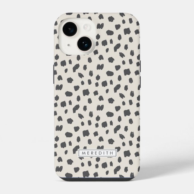 14 Funda para iPhone Case-Mate con estampado de dálma (Reverso )