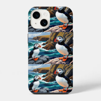 14 Funda para iPhone con frailecillos islandeses
