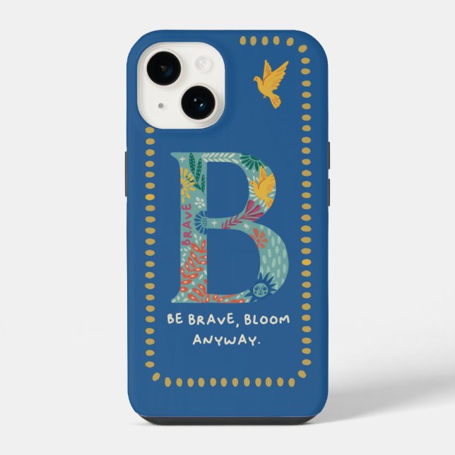 14 Funda para iPhone con monograma B  (Reverso )