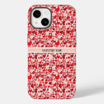 Funda para iPhone corazones día de San Valentín ro