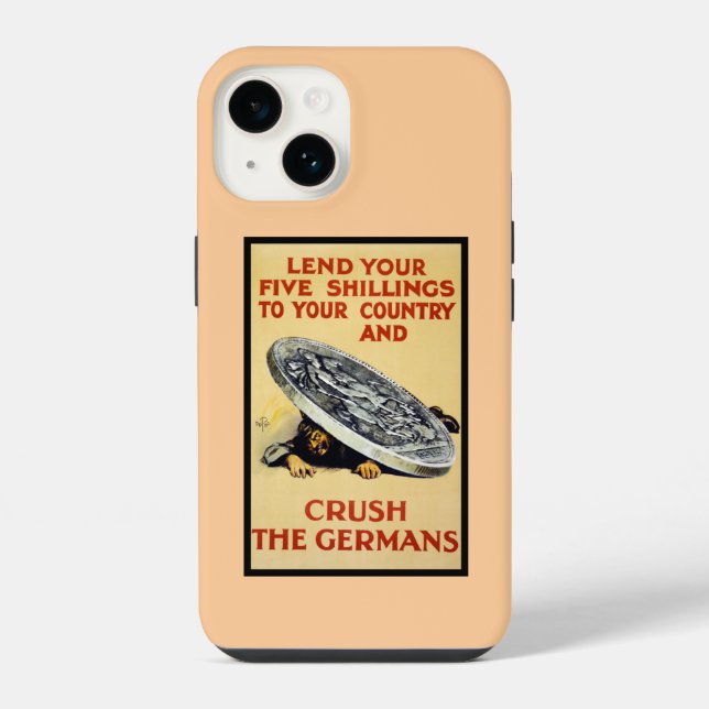 14 Funda para iPhone Crush The Germans Case-Mate (Reverso )