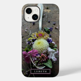 14 Funda para iPhone Cucharada de Flores