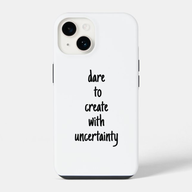 14 Funda para iPhone Dare To Create (Reverso )