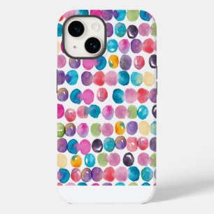 14 Funda para iPhone de Acuarela Brillante – Abstract