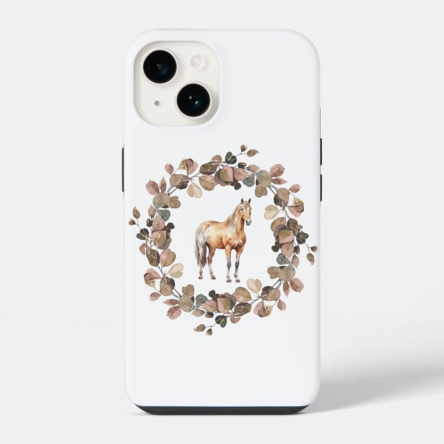 14 Funda para iPhone de caballo (Reverso )