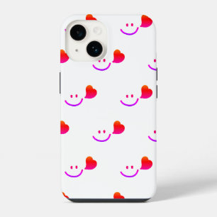 14 Funda para iPhone de Cara Sonriente Minimalista - 