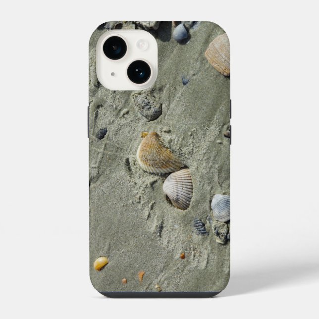 14 Funda para iPhone de Conchas y Arena (Reverso )