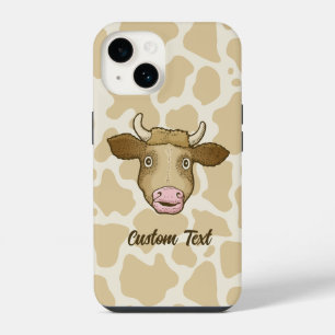 14 Funda para iPhone de Vaca Sorprendida Compañera de