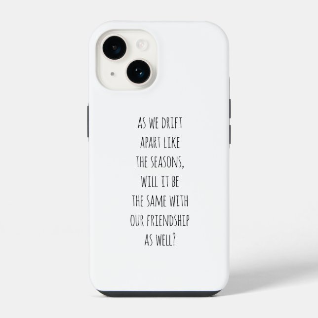 14 Funda para iPhone Drift Apart (Reverso )
