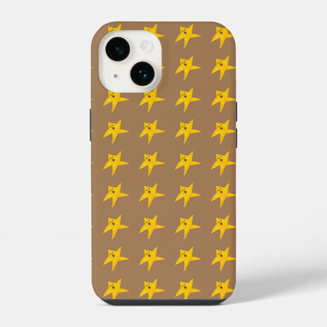 14 Funda para Iphone Estrellada (Reverso )