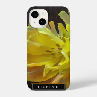 14 Funda para iPhone Flor Floral Amarilla