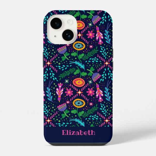 14 Funda para iPhone / iPad de flores estilizadas div (Reverso )