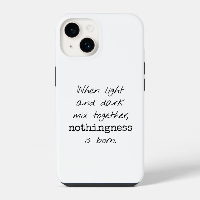 14 Funda para iPhone Light And Dark (Reverso )