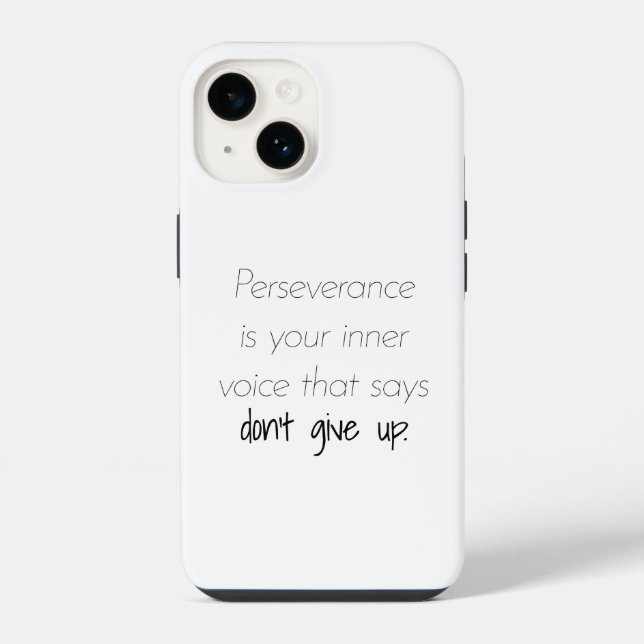 14 Funda para iPhone Perseverancia (Reverso )