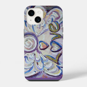 14 Funda para iPhone personalizada con arte de ángel 
