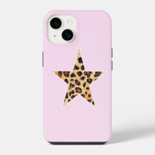14 Funda para iPhone rosa con estampado de leopardo y