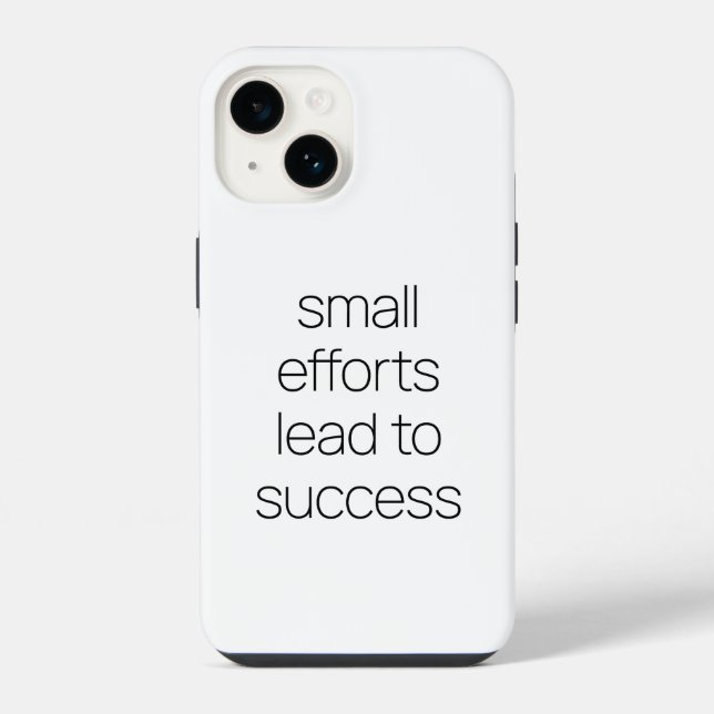 14 Funda para iPhone Small Efforts (Reverso )