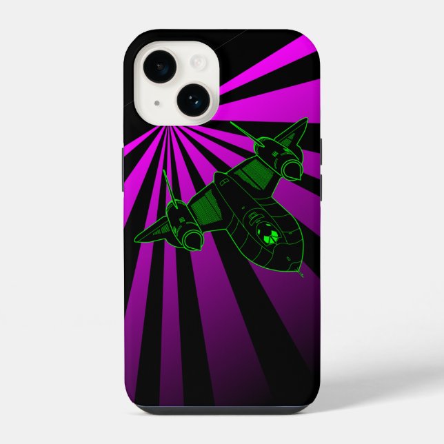 14 Funda para iPhone SR-71 Blackbird (Reverso )