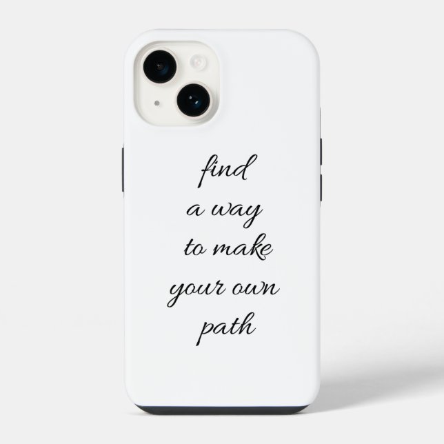 14 Funda para iPhone Your Own Path (Reverso )
