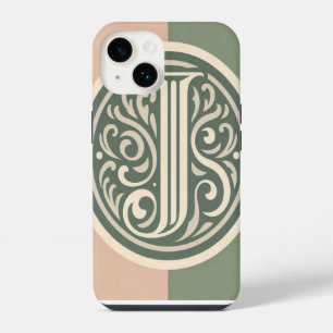 14 Funda personalizada para iPhone con letra J – Dise