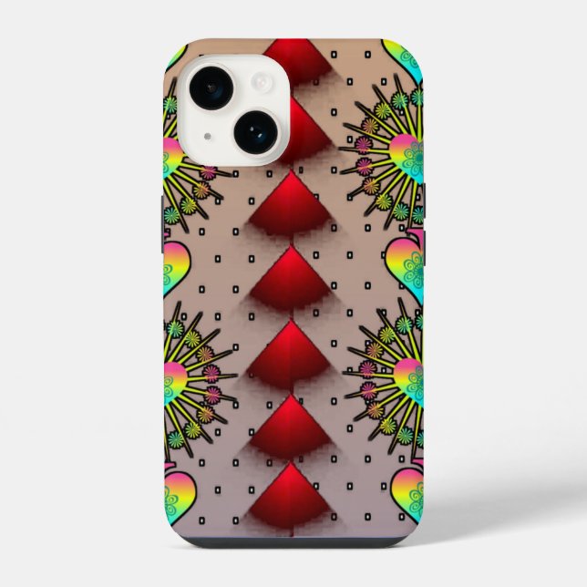 14 Funda Transparente para iPhone 15 de Arte Digital  (Reverso )