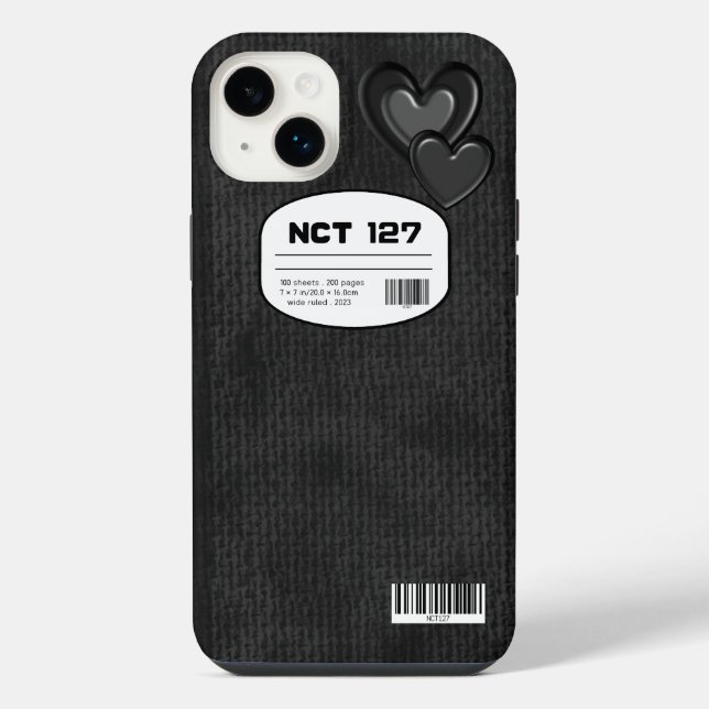 14 Plus Funda para iPhone con cubierta de cuaderno inspira (Reverso)