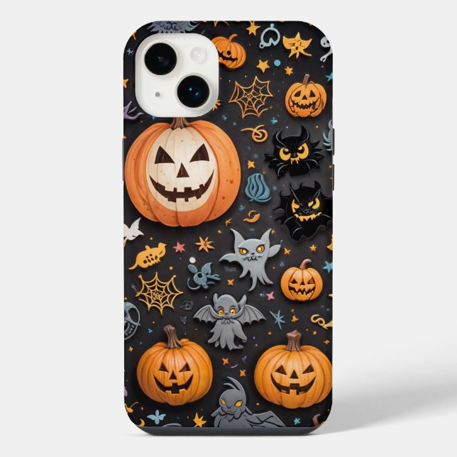 14 Plus Funda para iPhone de calabaza (Reverso)