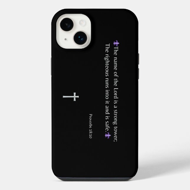 14 Plus Funda para iPhone / iPad del versículo bíblico Pro (Reverso)