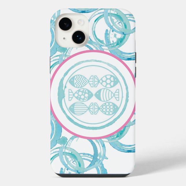 14 Plus Solo funda para iPhone Fishy iPad (Reverso)