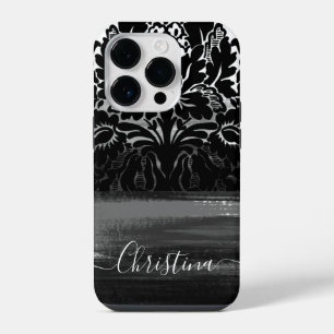 14 Pro Funda para iPhone con pinceladas artísticas únicas