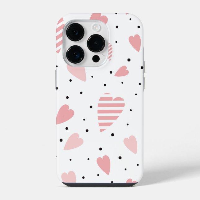 14 Pro Funda para iPhone Hearts Case-Mate (Reverso )