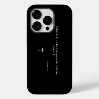 14 Pro Funda para iPhone / iPad con versículo bíblico Fil