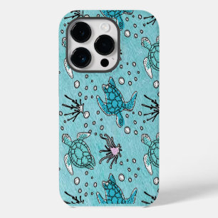 14 Pro Funda para iPHONE Tortuga Marina